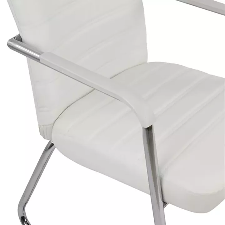 Conference chair HM1021.02 White 55,5x67,5x94 cm