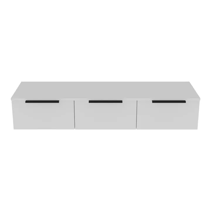 Console with 3 drawers Doha pakoworld  in white color 120x39x22cm