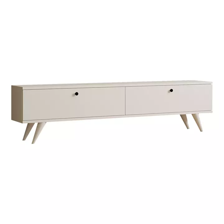 Jate pakoworld TV cabinet in white 160x25x40cm