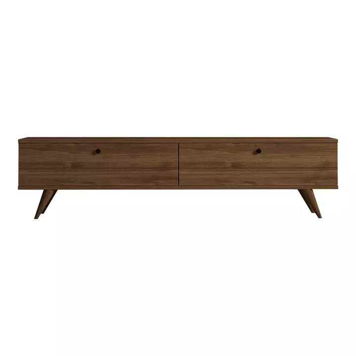 Έπιπλο τηλεόρασης Jate pakoworld σε καρυδί απόχρωση 160x25x40εκ