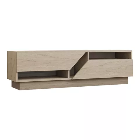 Cogo pakoworld TV cabinet in travertine look 160x40x45cm