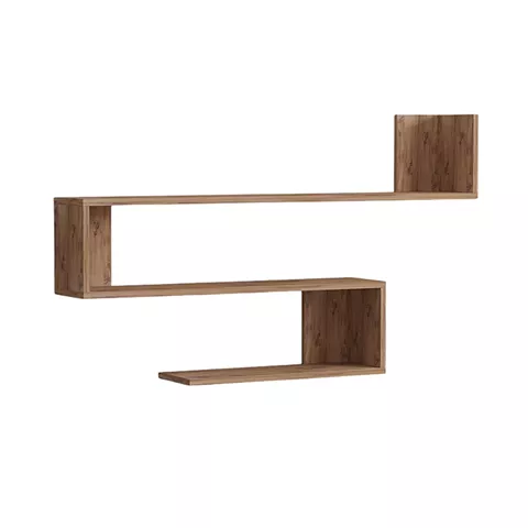 Zeta pakoworld wall shelf in sonoma shade 120x20x71cm