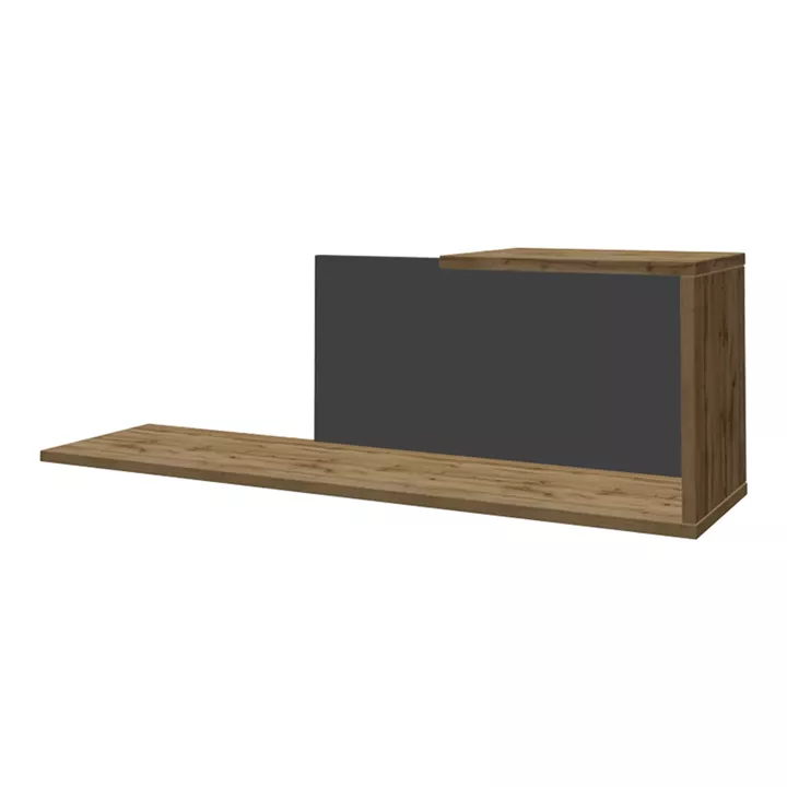 Living room complex Poelfy pakoworld  in dark grey-oak color 170x37.5x42cm