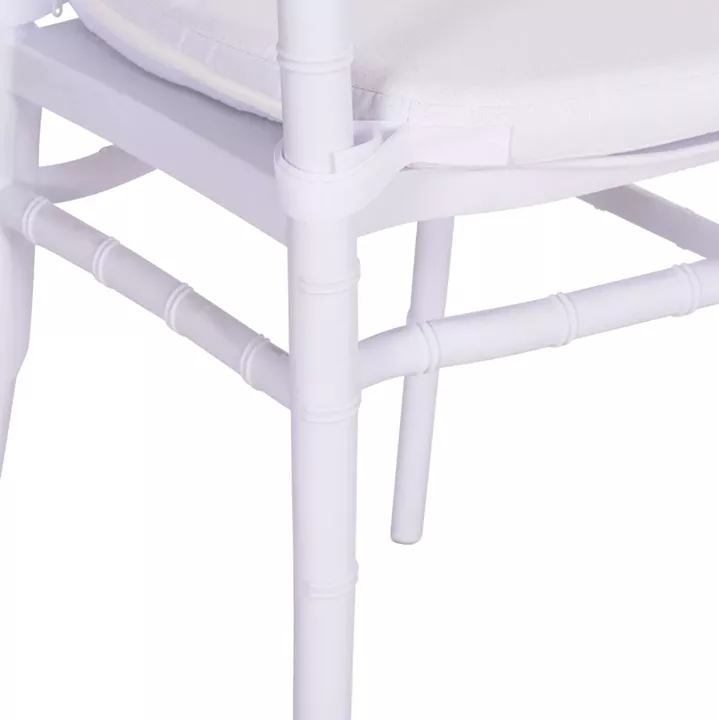 ΚΑΡΕΚΛΑ CATERING TIFFANY ΜΕ ΜΑΞΙΛΑΡΙ HM21104 ΛΕΥΚΟ ΠΟΛΥΠΡΟΠΥΛΕΝΙΟ 39x47x89Yεκ.