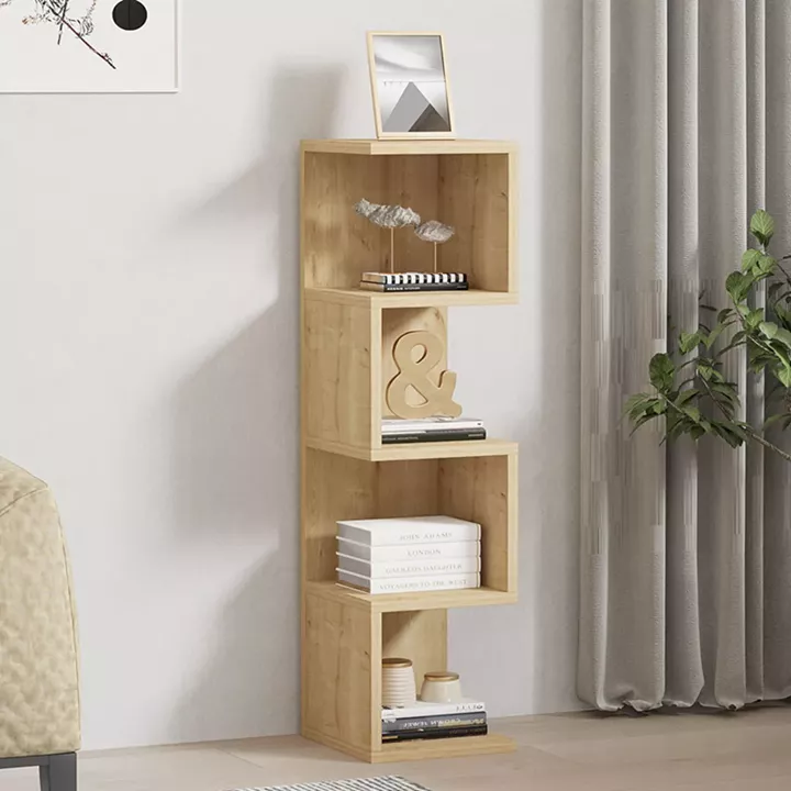 Floor-standing shelf Pratel pakoworld in oak 25x27x95cm