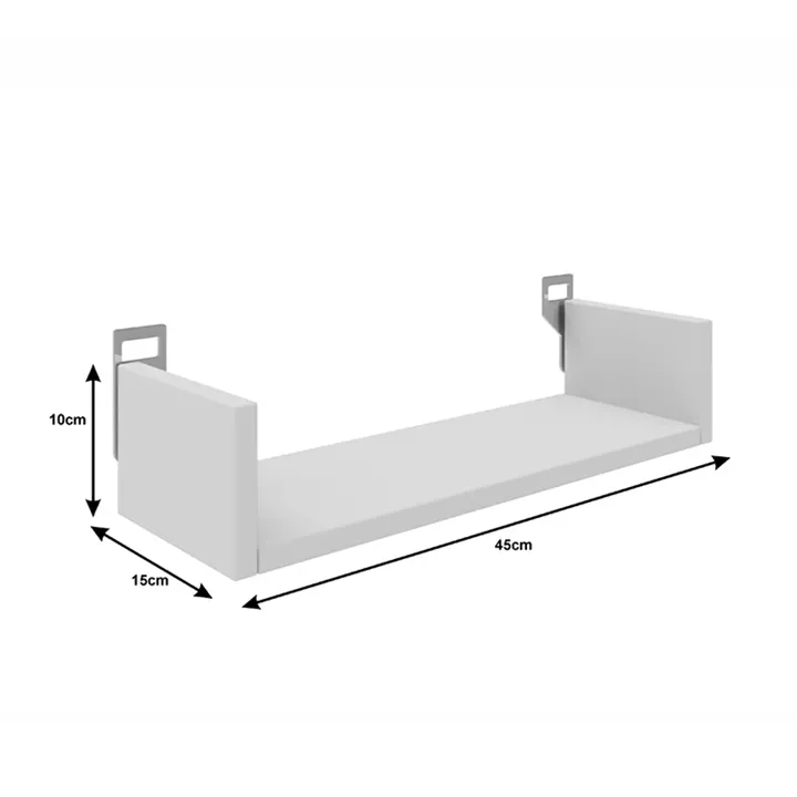 Wall shelf Derva pakoworld  in oak color 45x15x10cm