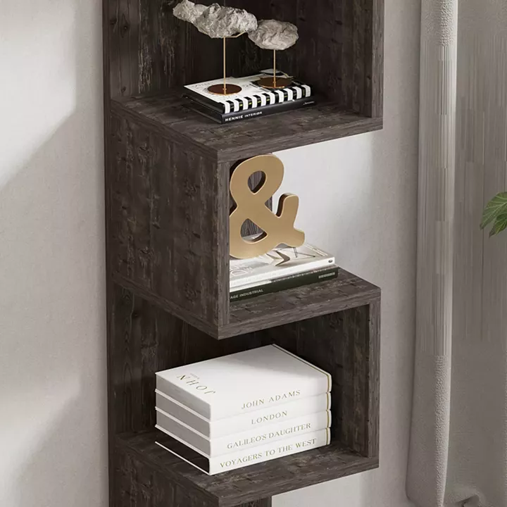 Floor-standing shelf Pratel pakoworld in dark walnut 25x27x95cm
