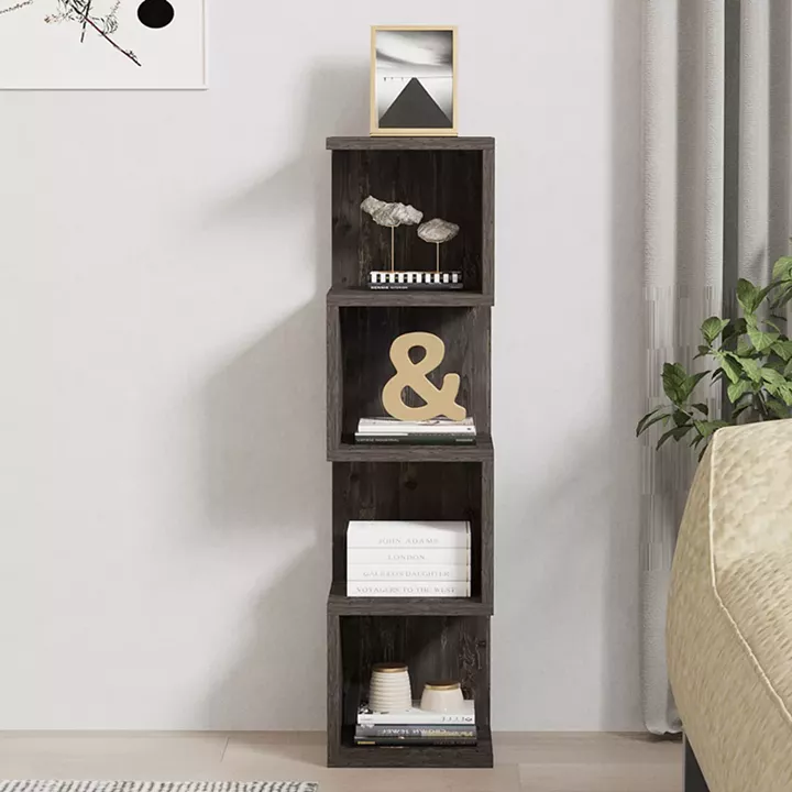 Floor-standing shelf Pratel pakoworld in dark walnut 25x27x95cm