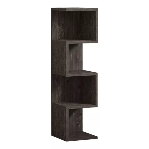 Floor-standing shelf Pratel pakoworld in dark walnut 25x27x95cm
