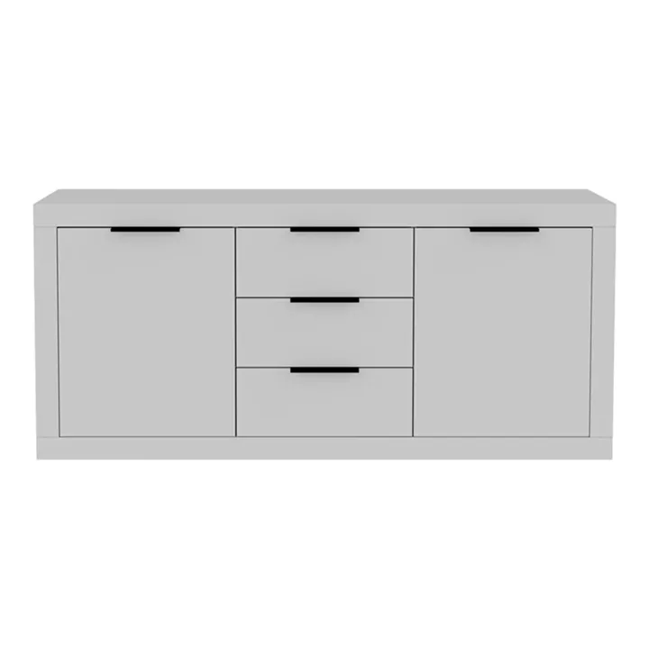 Μπουφές Doha pakoworld σε λευκή απόχρωση 180x45x80.5εκ