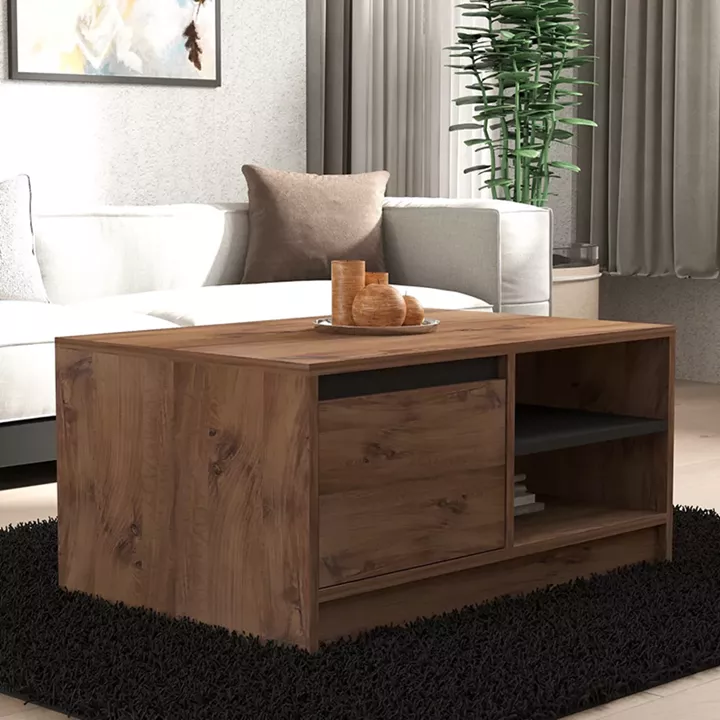 Coffee table Narli pakoworld in sonoma shade 90x60x45cm
