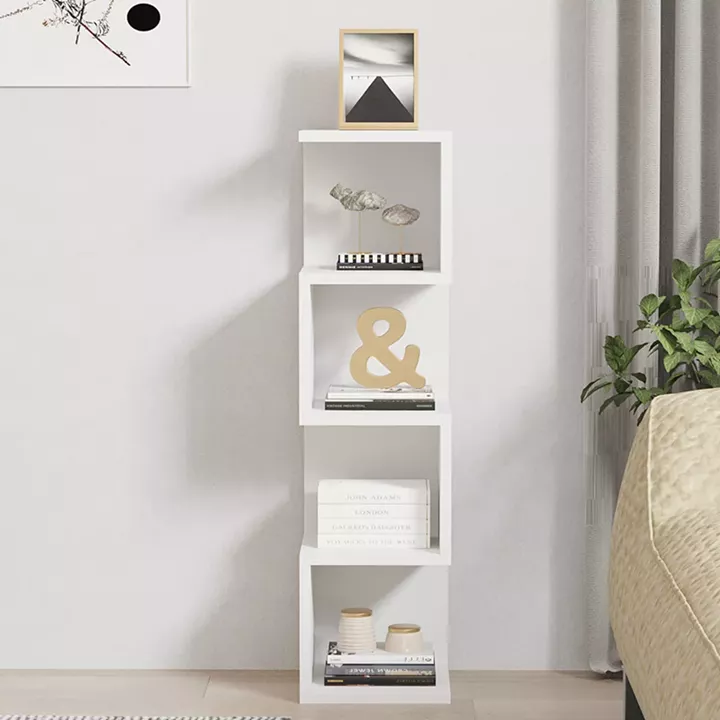 Floor-standing shelf Pratel pakoworld in white 25x27x95cm