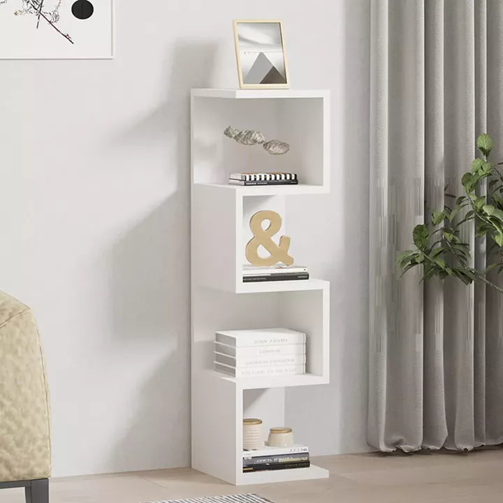 Floor-standing shelf Pratel pakoworld in white 25x27x95cm