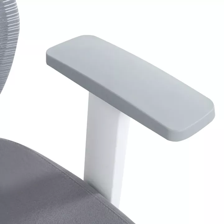 Manager office chair Commend pakoworld with fabric mesh in grey color