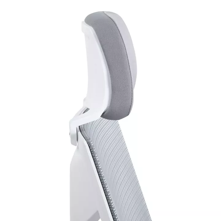 Manager office chair Commend pakoworld with fabric mesh in grey color