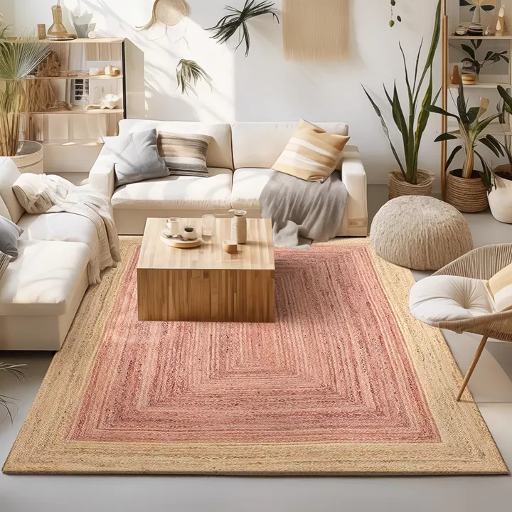 Beauty Home Χαλί Tropic Art 9139 133x190 Μπεζ,Ροζ