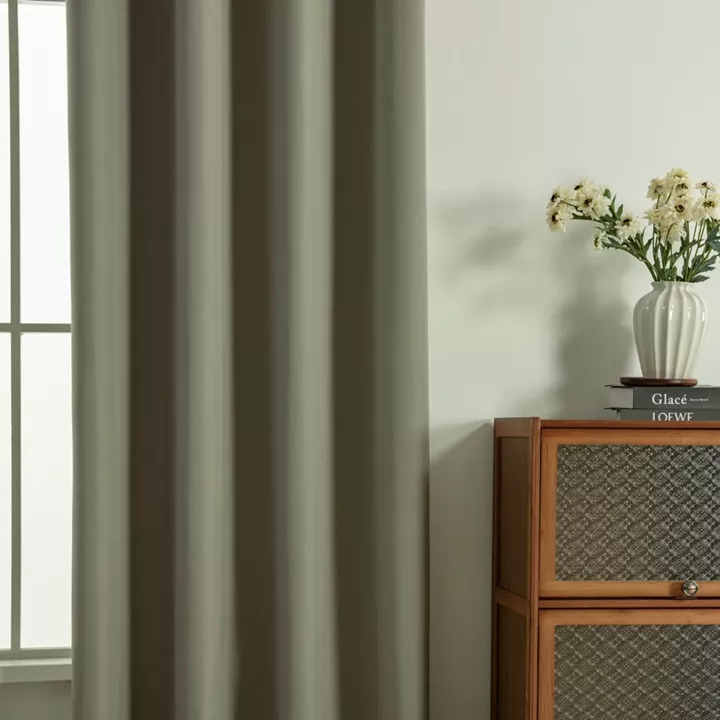 Beauty Home Κουρτίνα Full Blackout σκίασης με 8 κρίκους Soft Art 8391 Light Beige-C3 140x270 Μπεζ
