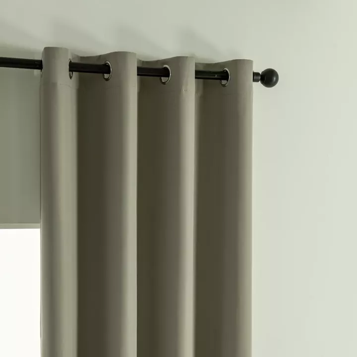 Beauty Home Κουρτίνα Full Blackout σκίασης με 8 κρίκους Soft Art 8391 Light Beige-C3 140x270 Μπεζ