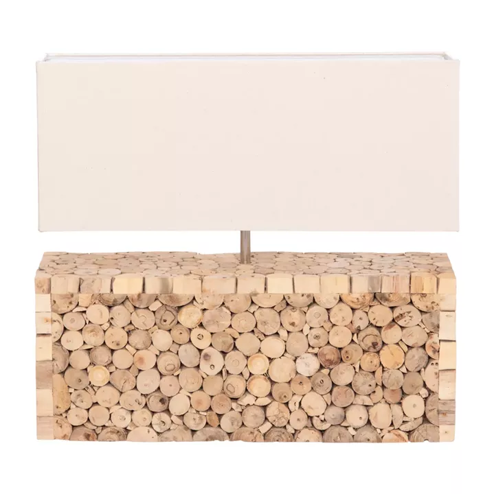 ΕΠΙΤΡΑΠΕΖΙΟ ΦΩΤΙΣΤΙΚΟ TWIGGY HM4437 DRIFTWOOD & ΛΕΥΚΟ ΚΑΠΕΛΟ 50.5x16x45.5Υεκ.