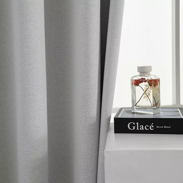Beauty Home Κουρτίνα Full Blackout σκίασης με 8 κρίκους Elite Art 8392 Ice-No1 140x270 Πάγου