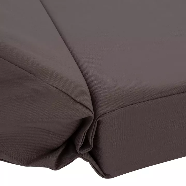Sunbed Pillow Polyester Sifnos Grey HM11235.10P 198(119+1+78)x70x10cm