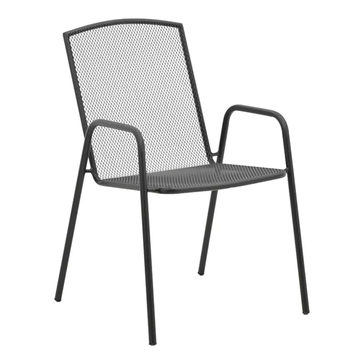 Vergo-Pomedon pakoworld dining set 3pcs metal in black shade