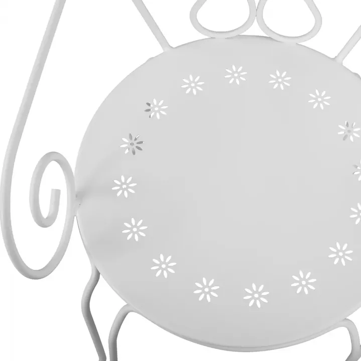 Metallic armchair Amore White HM5008.12 49x48x90 cm