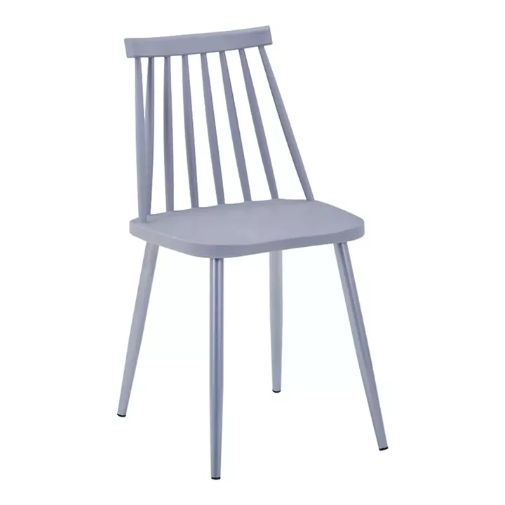 Elijah-Aurora I pakoworld dining table set of 3 pp in white-grey color Φ60x74cm
