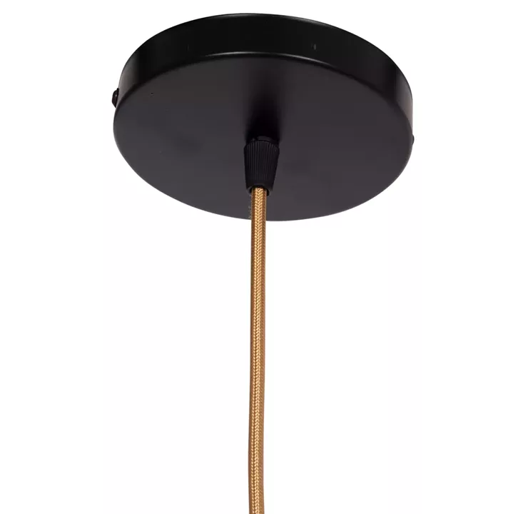 CEILING PENDANT LAMP KRENT HM7425.11 BLACK-GOLD 20x4x125Hcm.
