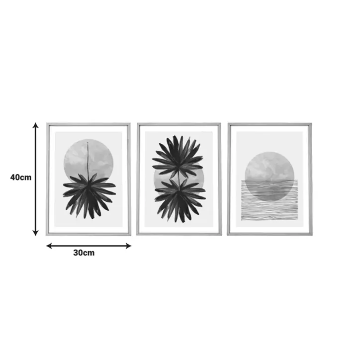 Canvas painting Envazy pakoworld triptych with digital printing 30x3x40cm
