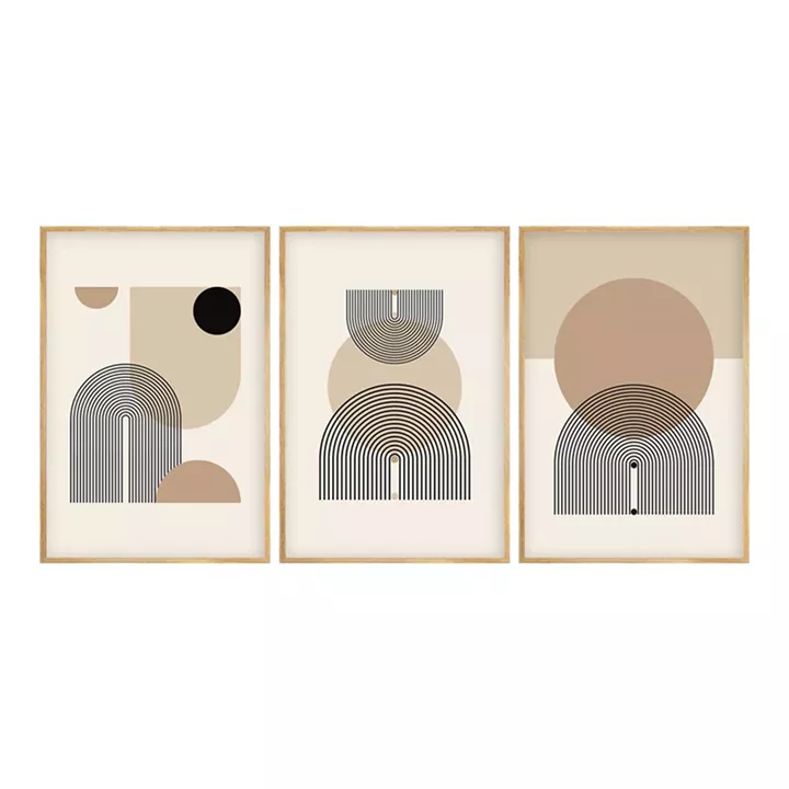 Canvas painting Jefton pakoworld triptych with digital printing 50x2x70cm