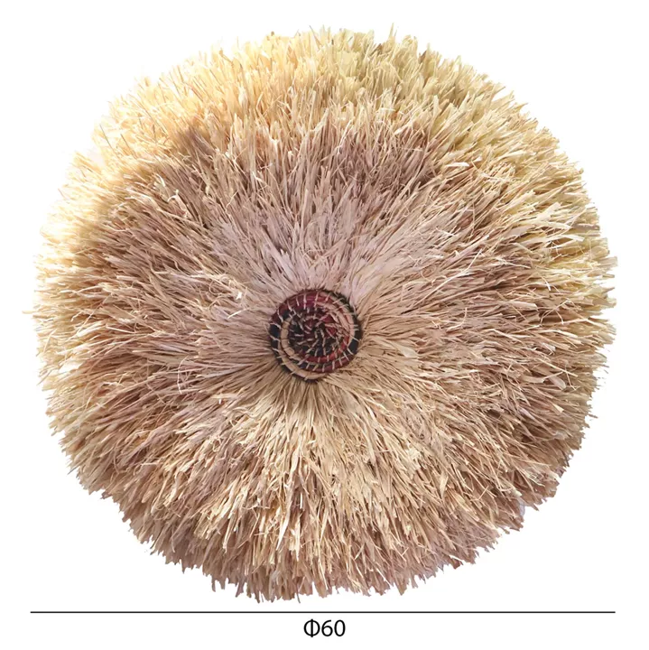 WALL DECORATION ROUND ABOR HM4717 SISAL FIBERS IN NATURAL Φ60cm.