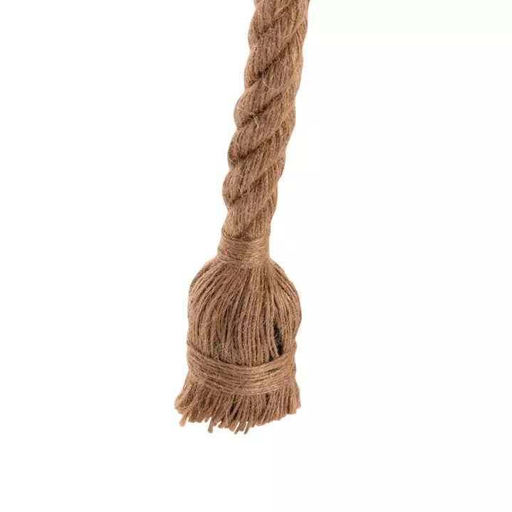 CEILING PENDANT LAMP WITH LIGHT BULB HM11928.01--ROPE 1M LONG AND 2cm THICK-E27 SOCKET