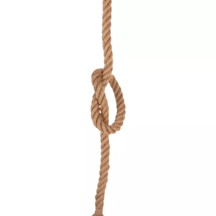 CEILING PENDANT LAMP WITH LIGHT BULB HM11928.01--ROPE 1M LONG AND 2cm THICK-E27 SOCKET
