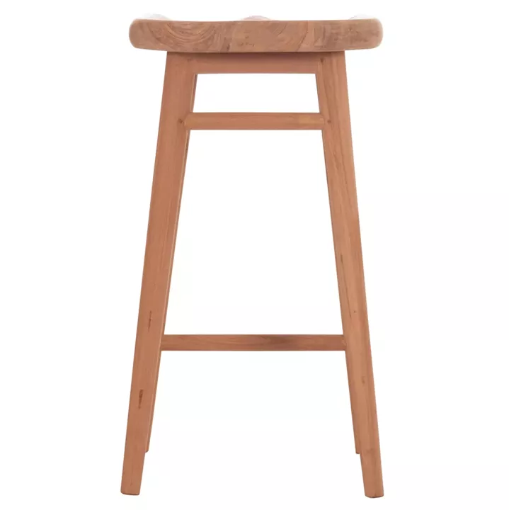 BAR STOOL BOLMAR HM18108 TEAK WOOD IN NATURAL COLOR 40.5x44x74Hcm.