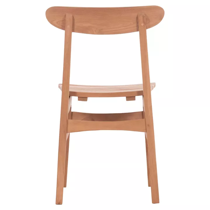 OUTDOOR DINING CHAIR ROBBIE HM18115 TEAK WOOD--NATURAL COLOR 48x51x82Hcm.