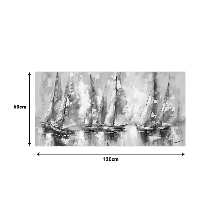 Painting on canvas Yelkan Ι Inart 120x3.5x60cm