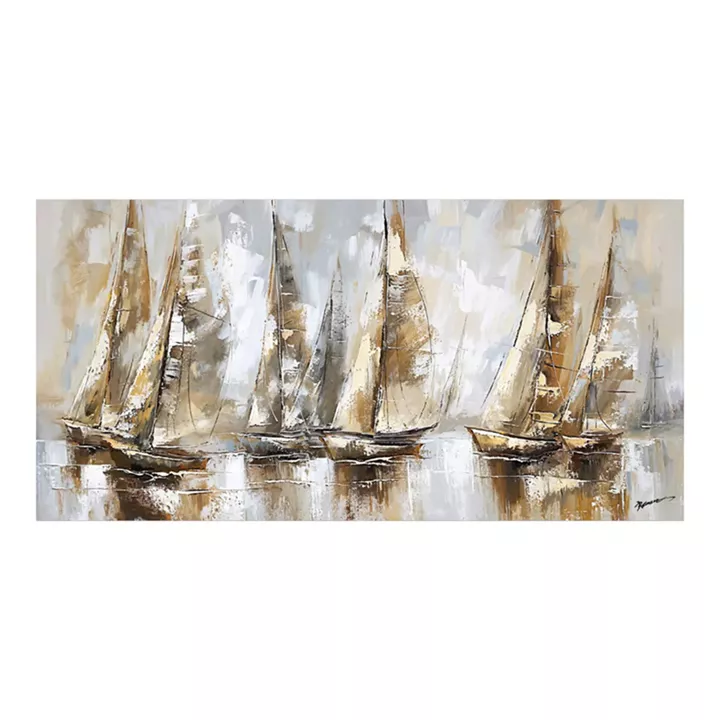 Painting on canvas Yelkan Ι Inart 120x3.5x60cm