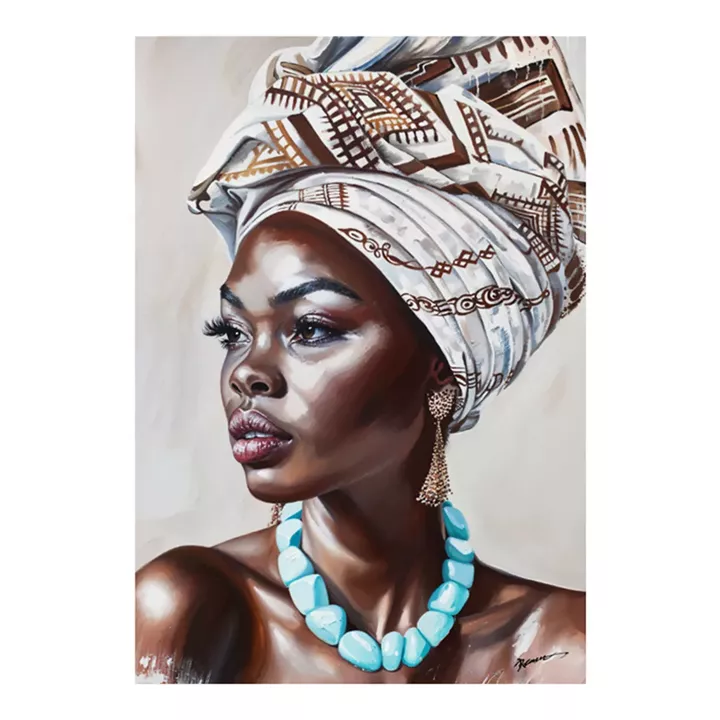 Painting on canvas Zaira Ι Inart 70x3.5x100cm