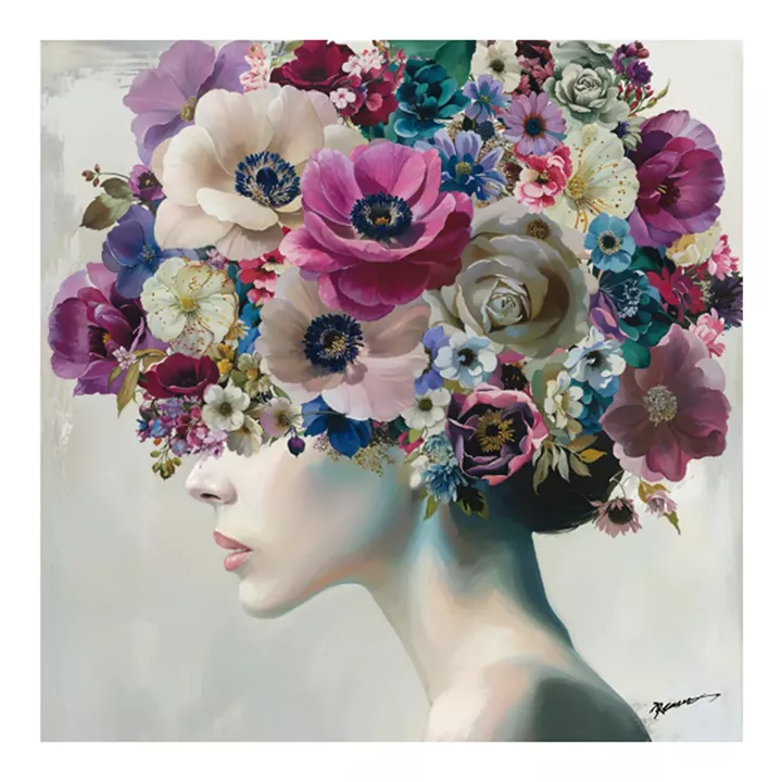 Painting on canvas Mavare Ι Inart 100x3.5x100cm