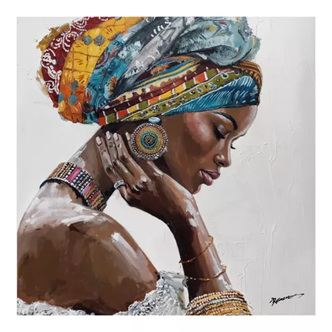 Painting on canvas Jalo Inart 80x3.5x80cm