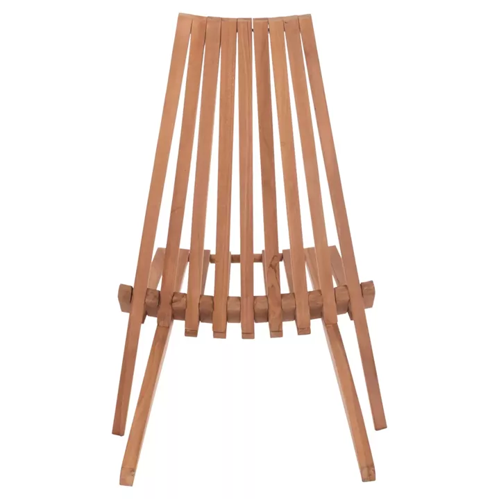 LOUNGE CHAIR FOLDABLE SHIGAO HM18112 TEAK WOOD--NATURAL COLOR 61x88.5x89Hcm.