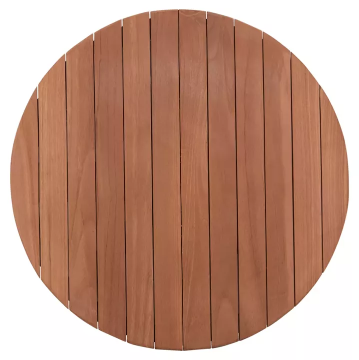 TABLETOP ROUND HM18132 TEAK WOOD--NATURAL COLOR Φ60x4(thickness)cm.