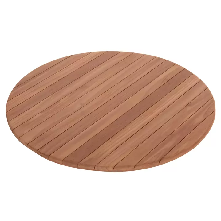 TABLETOP ROUND HM18134 TEAK WOOD--NATURAL COLOR Φ80x4(thickness)cm.