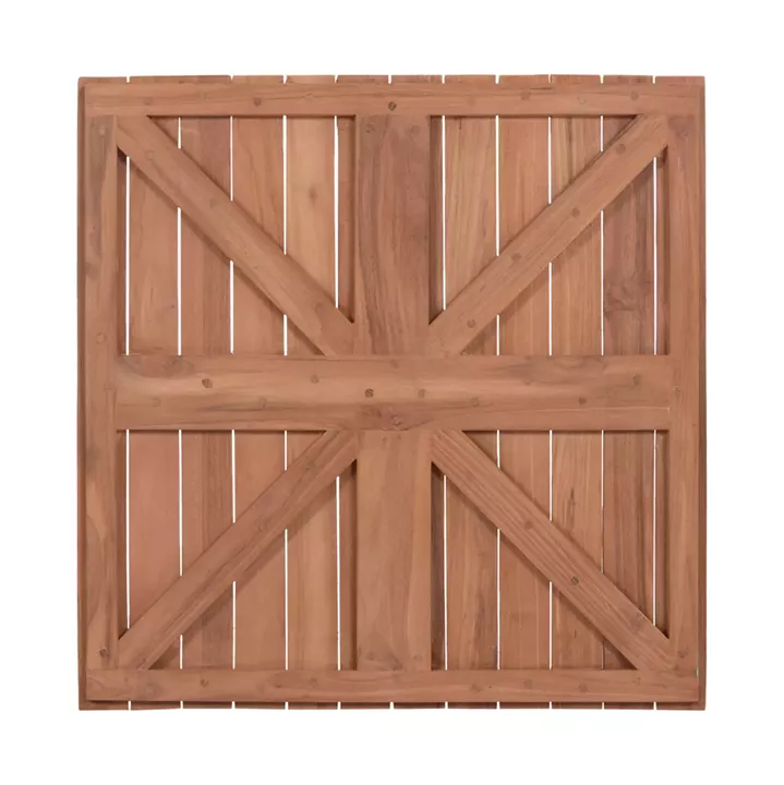 ΕΠΙΦΑΝΕΙΑ ΤΡΑΠΕΖΙΟΥ ΤΕΤΡΑΓΩΝΗ HM18135 ΞΥΛΟ TEAK--ΦΥΣΙΚΟ 60x60x4(πάχος)εκ.