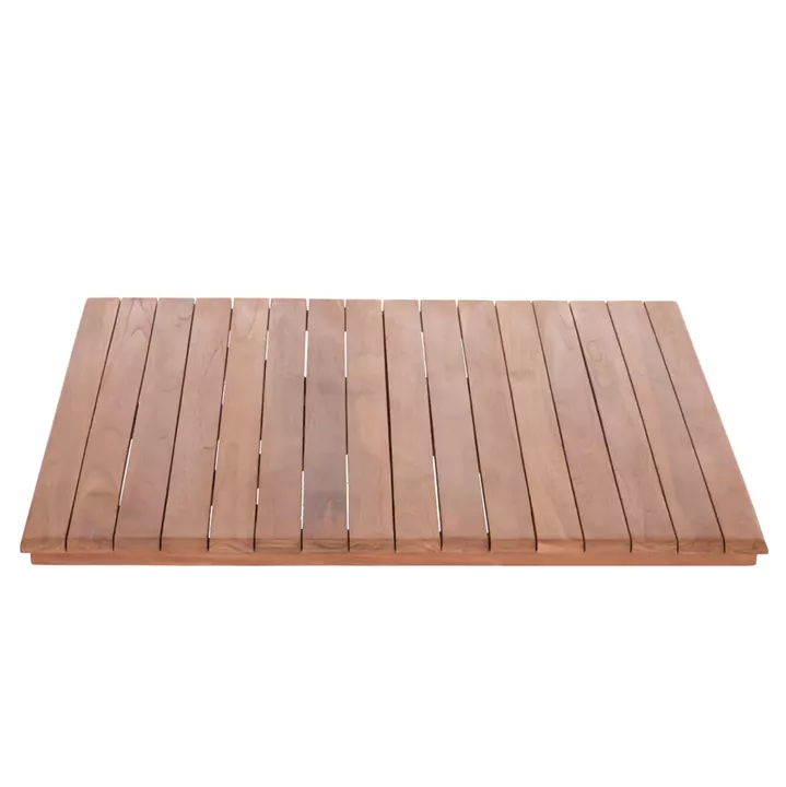 TABLETOP SQUARE HM18137 TEAK WOOD--NATURAL COLOR 80x80x4(thickness)cm.