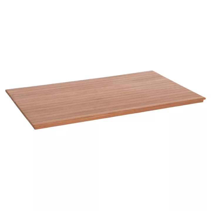 TABLETOP RECTANGULAR HM18138 TEAK WOOD--NATURAL COLOR 120x80x4(thickness)cm.