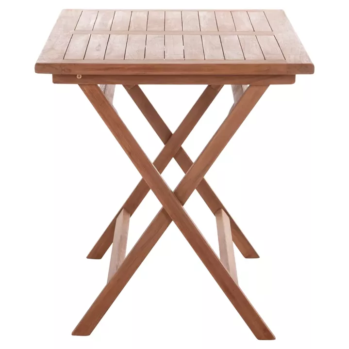 FOLDABLE RECTANGULAR TABLE ERIS HM18117 TEAK WOOD--NATURAL COLOR 120x70x76Hcm.