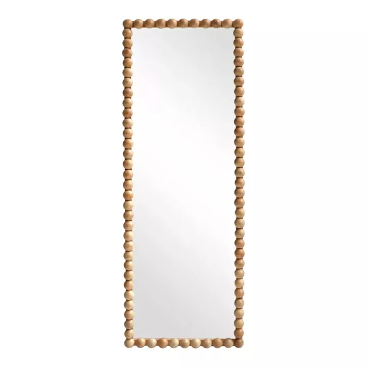 Ledalo pakoworld wood mirror in natural shade 45x4.5x130cm