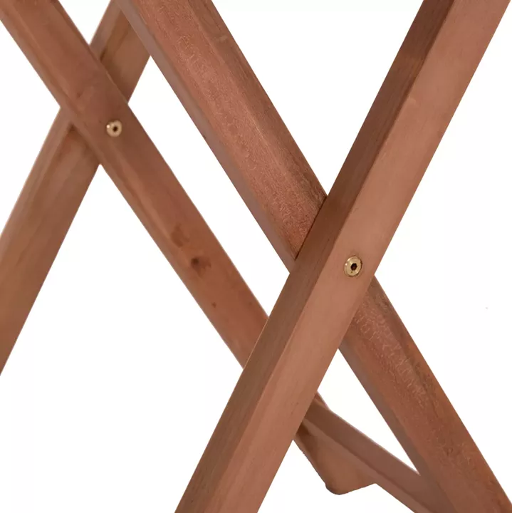 FOLDABLE SQUARE TABLE HEIDEL HM18121 TEAK WOOD--NATURAL COLOR 60x60x75Hcm.